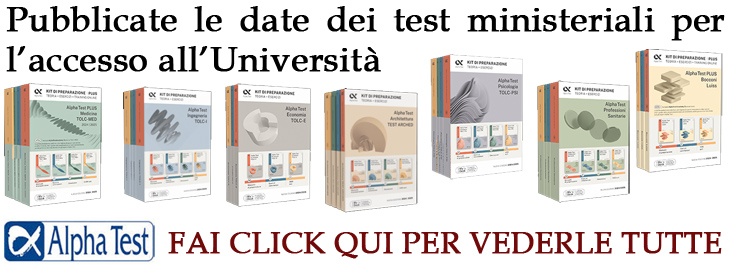 Pubblicate le date dei test ministeriali per l'accesso all'Università - Fai click qui per vederle tutte